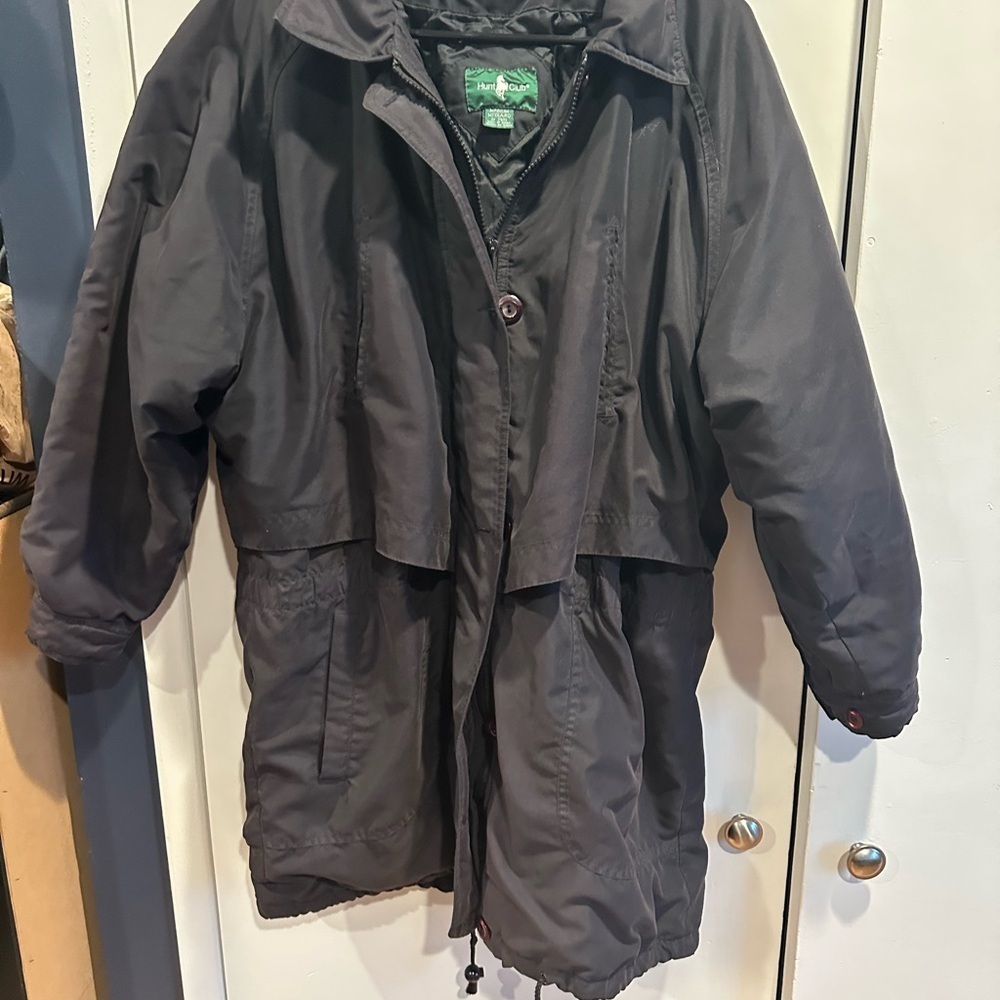 Vintage Hunt Club Dark Jacket with Hood - Picture 2 of 5